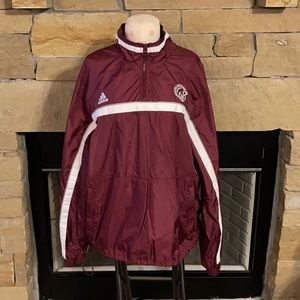 RI College Adidas Windbreaker